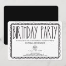 Search for farmhouse party invitations Black