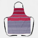 Search for gray red aprons Striped