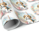 Search for beagle puppy wrapping paper Cute