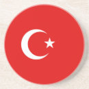 Recherche de turc dessous de verres Drapeau