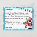 Search for letter from santa postcards North pole