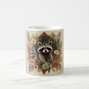 Search for cute raccoon mugs Illustration