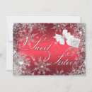 Search for snowflake 4x6 invitations Red