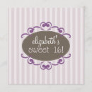 Search for graduation birthday invitations Purple