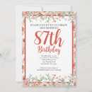 Search for 87th birthday invitations For her