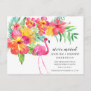 Search for flamingo moving announcement cards New home