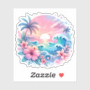 Recherche de coucher soleil autocollants Rose