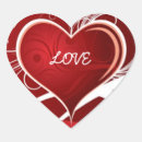 Search for red swirl stickers White