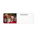 Search for christmas dog return address labels Tree