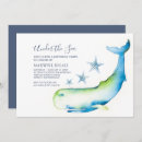 Search for blue whale birthday invitations Ocean