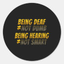 Search for hand gestures stickers Hard of hearing