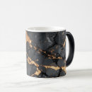 Search for marble print mugs Black and gold