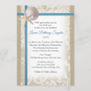 Search for sand dollar invitations Burlap