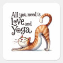 Search for love yoga stickers Namaste