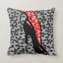 Recherche de chaussures rouges coussins Noir
