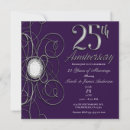 Search for 25th anniversary party invitations Glam