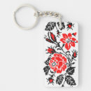 Search for rose cross keychains Red
