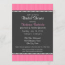 Search for chalk board bridal shower invitations Pink
