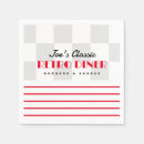 Recherche de les années 50 serviettes Dîner