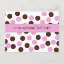 Search for brown dots postcards Pink