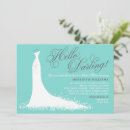 Search for aqua blue bridal shower invitations Bride