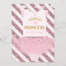 Search for little princess baby shower invitations Glitter