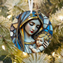 Search for blessed mother ornaments Christian