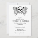 Search for skull wedding invitations Rose