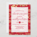 Search for chinese new year party invitations Red and gold