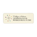 Search for mid century return address labels Midcentury modern