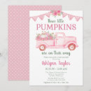 Search for pumpkin baby sprinkle invitations Pink