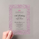 Search for debut birthday invitations For her