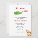 Recherche de mini golf invitations Fête d'anniversaire