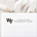 Search for wake forest return address labels Wake the nation