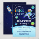 Search for outer space party invitations Rocket