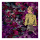 Recherche de couture posters Tissu