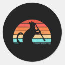 Search for retro cat stickers Music