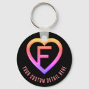 Search for f keychains Heart