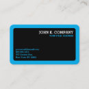 Search for blue border business cards Professional