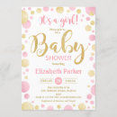 Recherche de dots baby shower invitations Pour elle