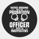Search for criminal justice stickers Parole officer