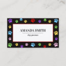 Search for animal print business cards Groomer