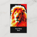 Recherche de lions cartes visite Tête de lion