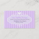 Search for butterfly design business cards Purple
