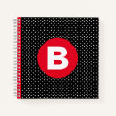 Search for black and white polka dots notebooks Modern