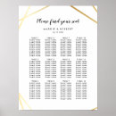 Search for gold wedding seating charts White and gold