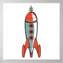 Search for retro rocket posters Vintage