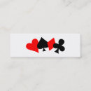 Search for poker business cards Hearts
