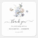 Search for blue floral wedding stickers Watercolor flowers