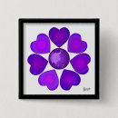 Search for purple heart buttons Valentine